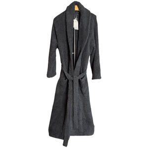 Barefoot Dreams CozyChic Robe Size 2 Womens Large Slate Blue Gray NWT